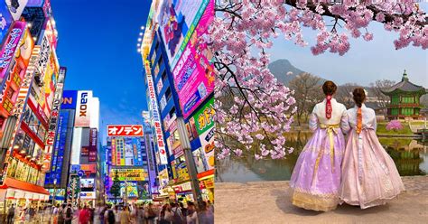 korea vs japan travel